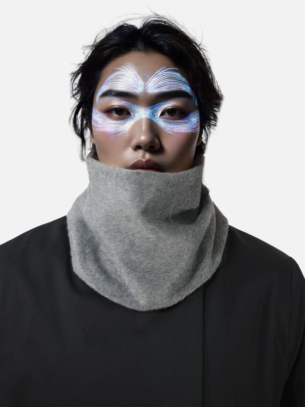 Tour de cou Tama - Fluffy Grey