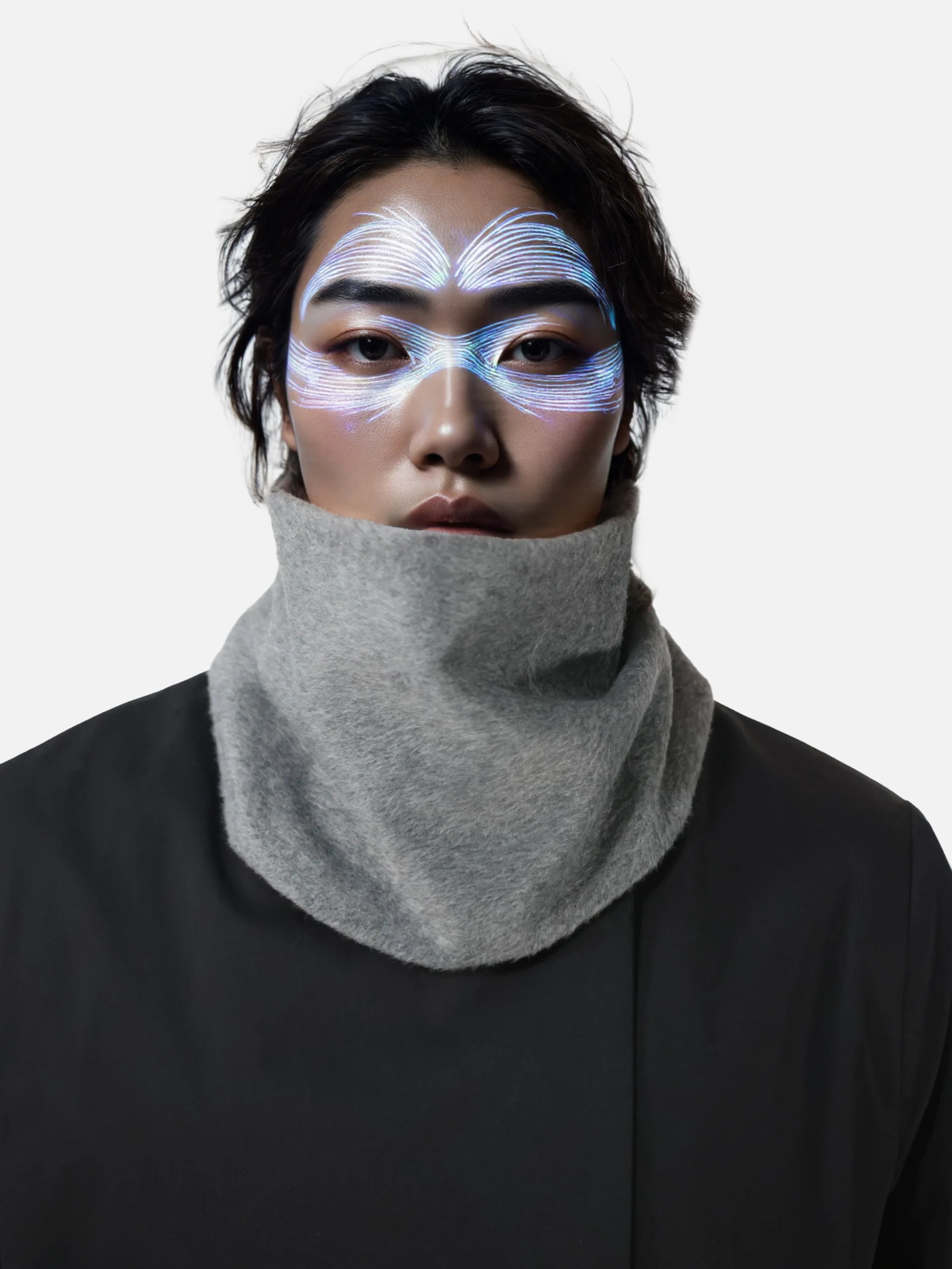 Tour de cou Tama - Fluffy Grey