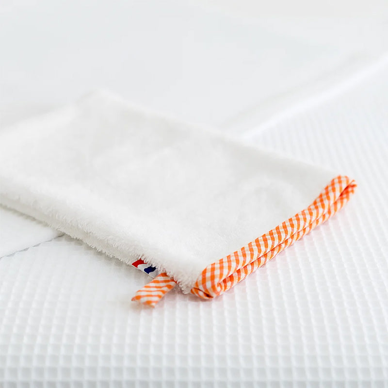 gant de toilette en coton bio papate bebe france puericulture