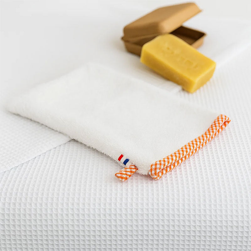gant de toilette en coton bio papate bebe