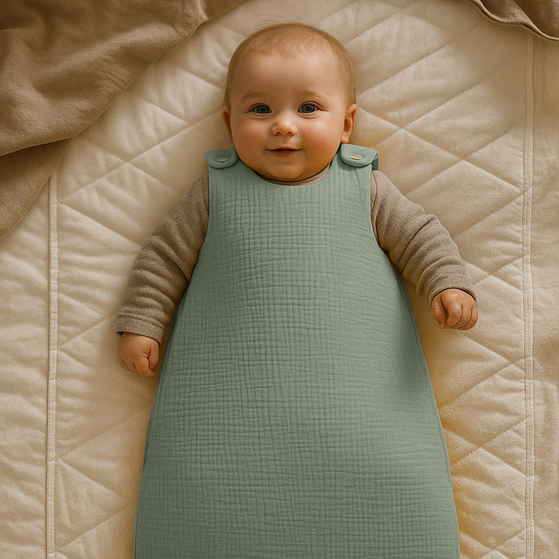 gigoteuse vert bio made in france hiver bebe