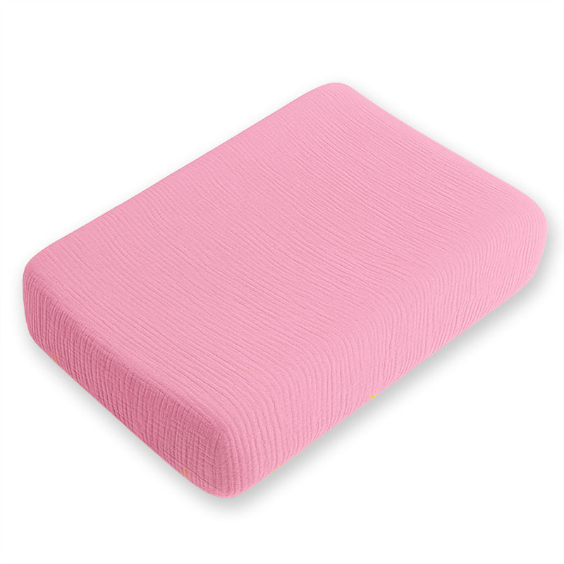 housse de matelas a langer Rose en coton bio gots