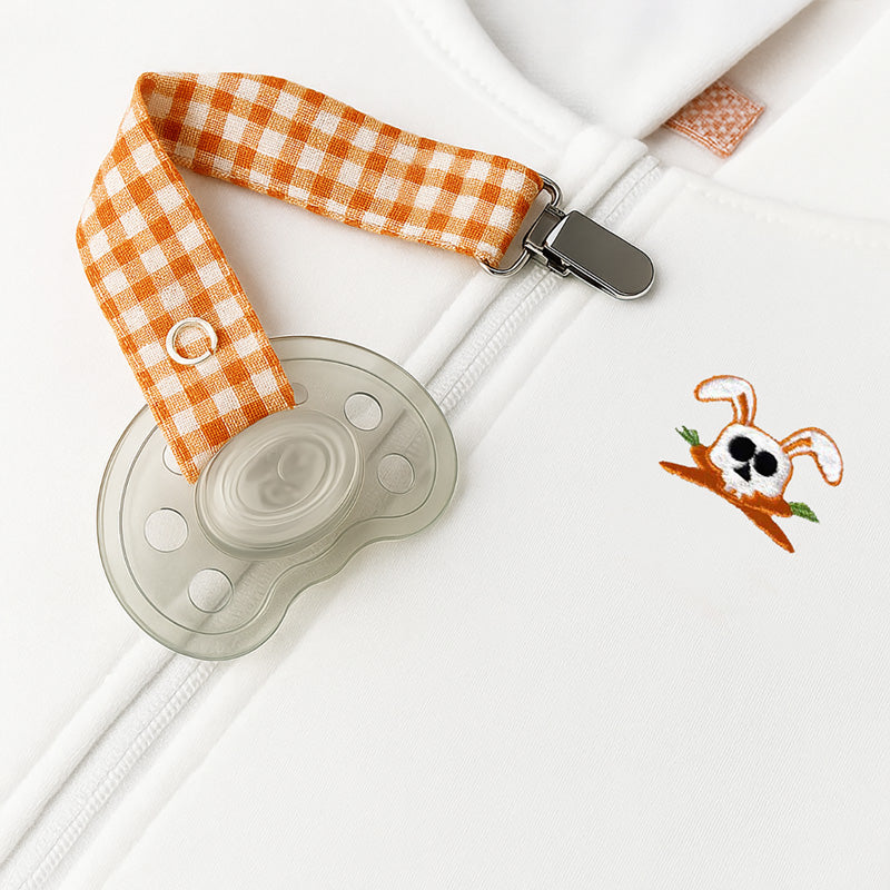 papate lapin attache tetine teddy coton bio