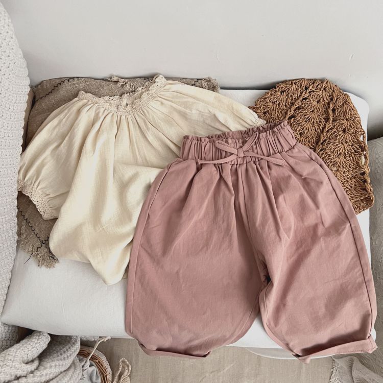 Barboteuse bébé fille unie à longue décoration nœud