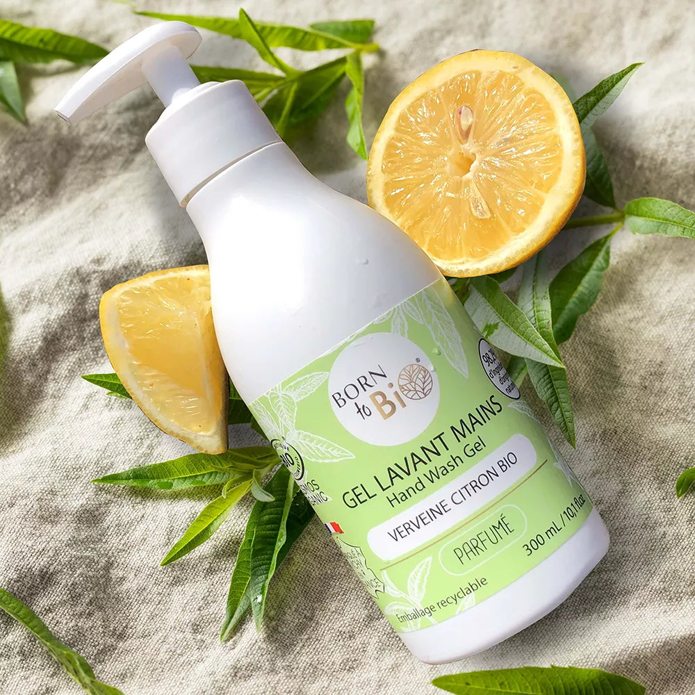 Gel Lavant Mains à la Verveine Citronnée – Certifié Bio